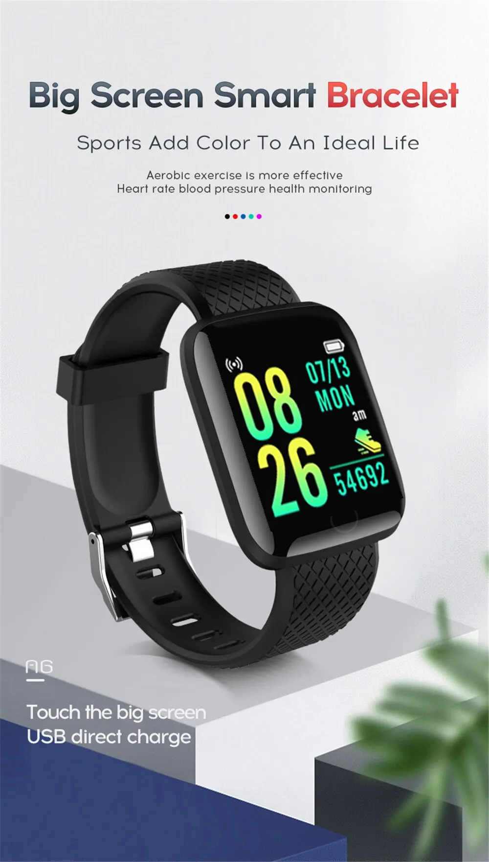116plu Real Stepcount Smart Watch Multi Function Step Connected Smart Watch For Men And Women Suitable For And Android 116plu Real Stepcount Smart Watch Multi Function Step Connected Smart Watch For Men And Women Suitable For And Android