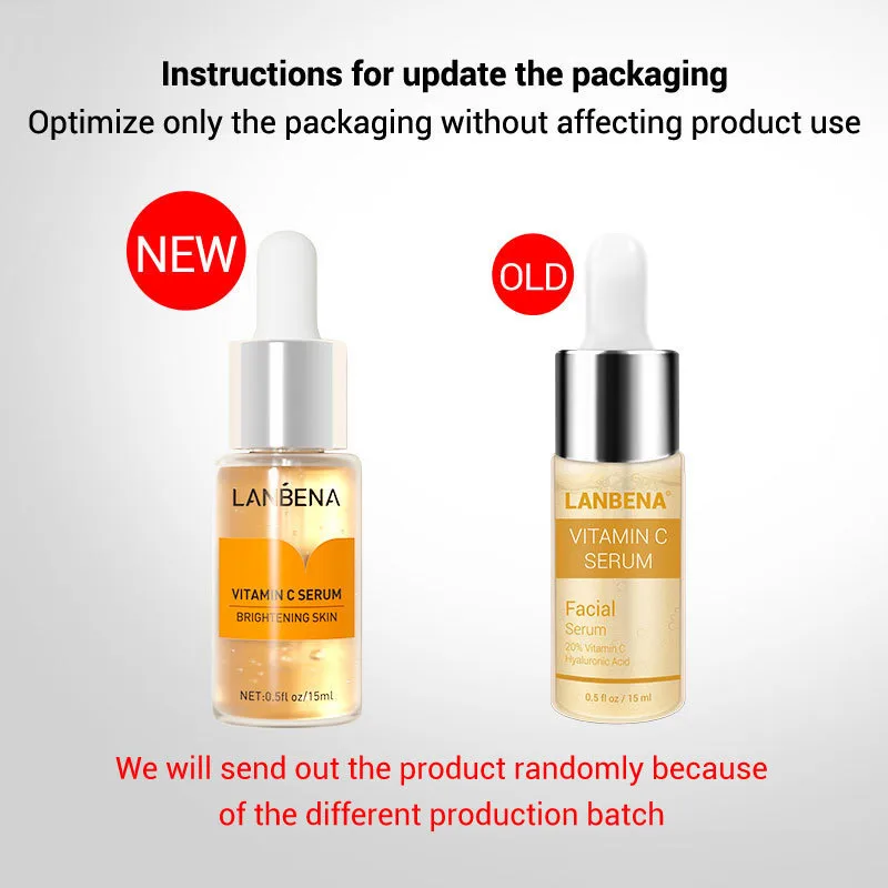 LANBENA Face Essence Vitamin C Whitening Hyaluronic Acid VC Face Cream Anti Oxidation Spot Lightening Essence Skin Care LANBENA Face Essence Vitamin C Whitening Hyaluronic Acid VC Face Cream Anti Oxidation Spot Lightening Essence Skin Care