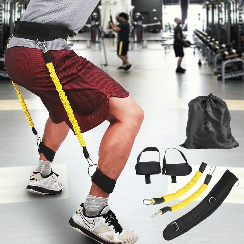 New Training Resistance Band Leg Hip Power Strengthen Pull Rope Belt System Cable Machine Gym Home Workout Fitness Equipment New Training Resistance Band Leg Hip Power Strengthen Pull Rope Belt System Cable Machine Gym Home Workout Fitness Equipment