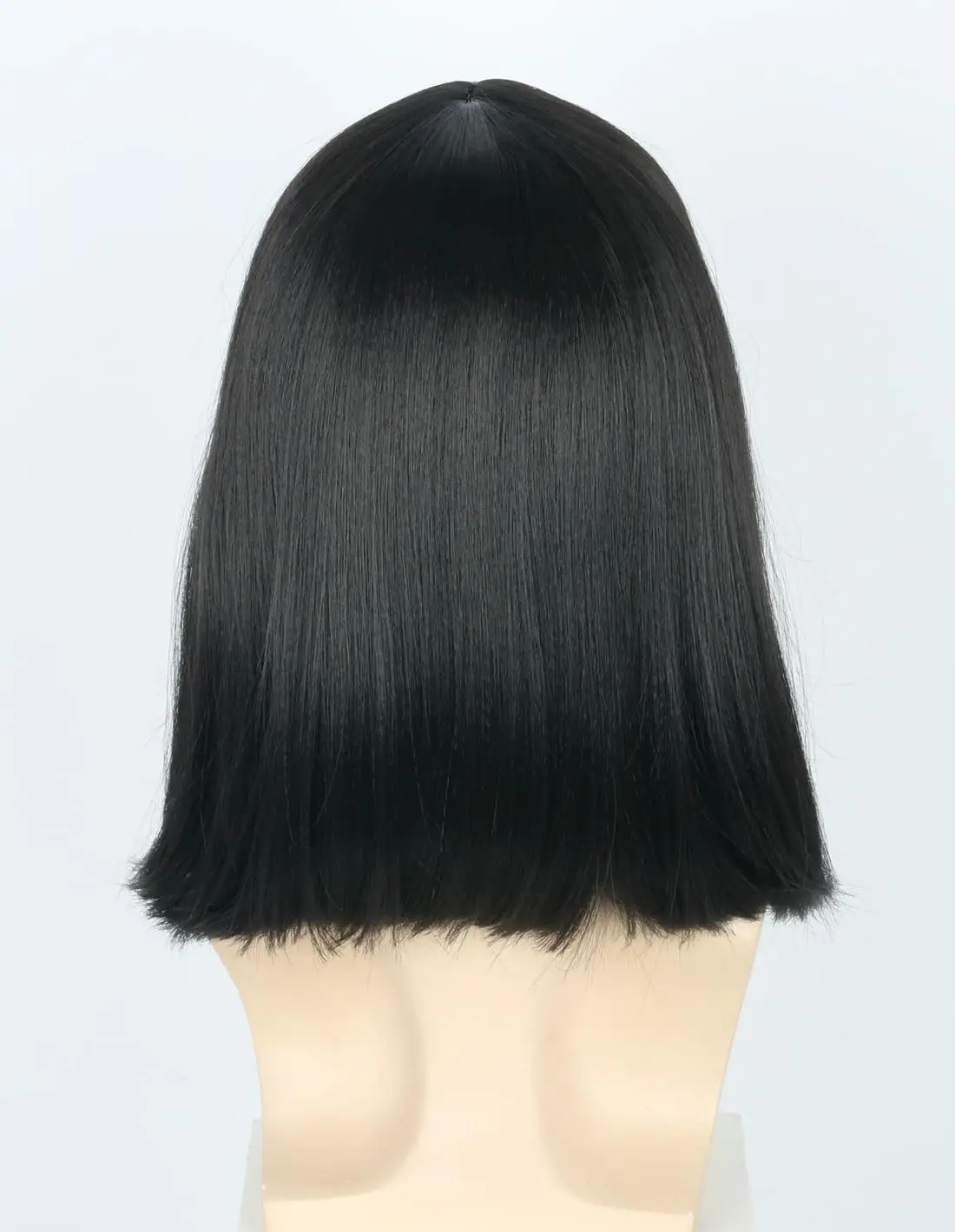 Unisex Black Wig with Bangs Short Straight Halloween Cosplay Costume Party Wigs Lord Farquaad wig Unisex Black Wig with Bangs Short Straight Halloween Cosplay Costume Party Wigs Lord Farquaad wig