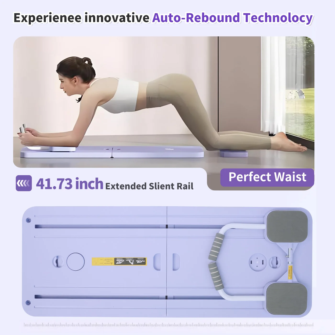Ab Board Foldable Exercise Pilates Board Push Up Multi-Functional Fitness Equipment Workout Full-Body Core Training for Home Ab Board Foldable Exercise Pilates Board Push Up Multi-Functional Fitness Equipment Workout Full-Body Core Training for Home