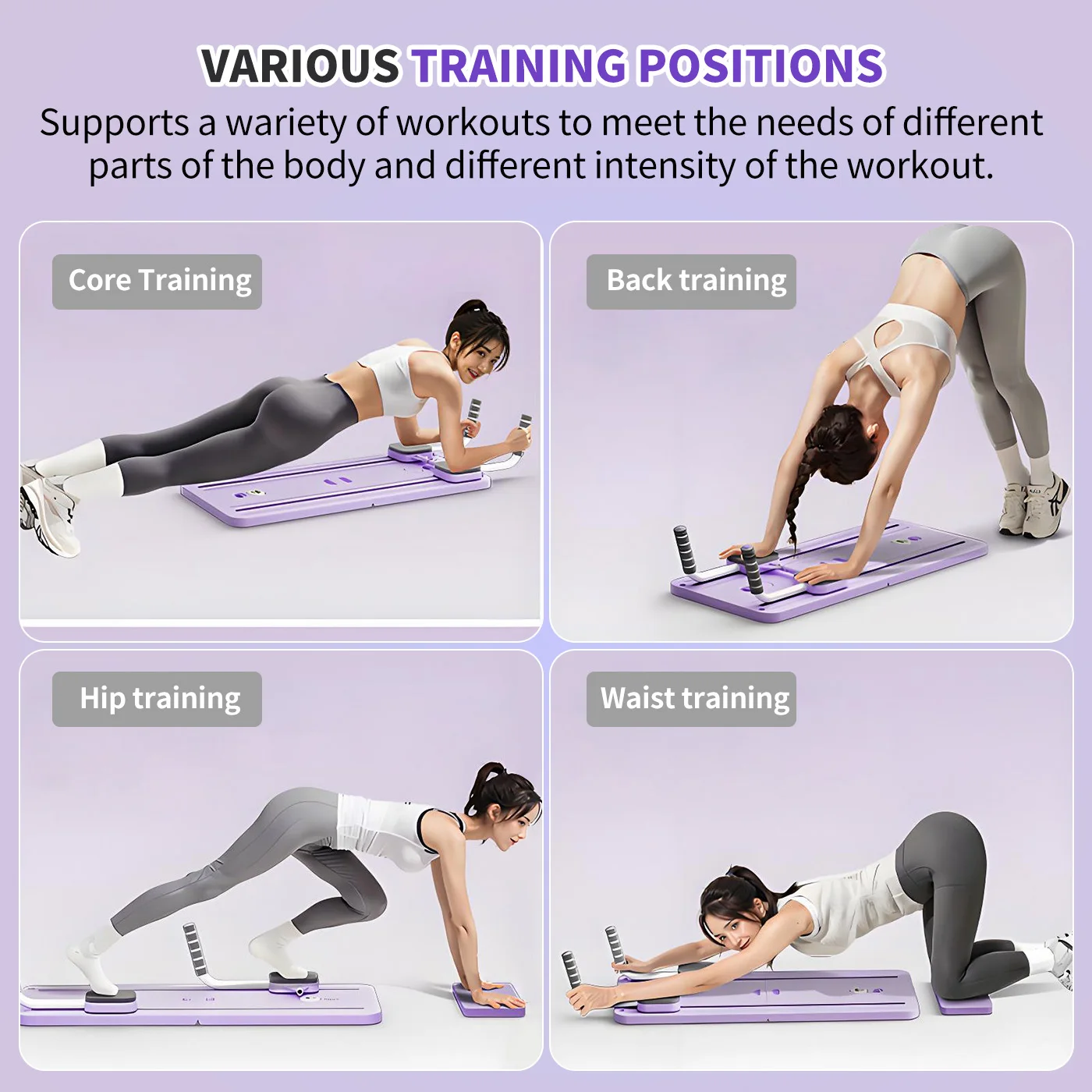 Ab Board Foldable Exercise Pilates Board Push Up Multi-Functional Fitness Equipment Workout Full-Body Core Training for Home Ab Board Foldable Exercise Pilates Board Push Up Multi-Functional Fitness Equipment Workout Full-Body Core Training for Home