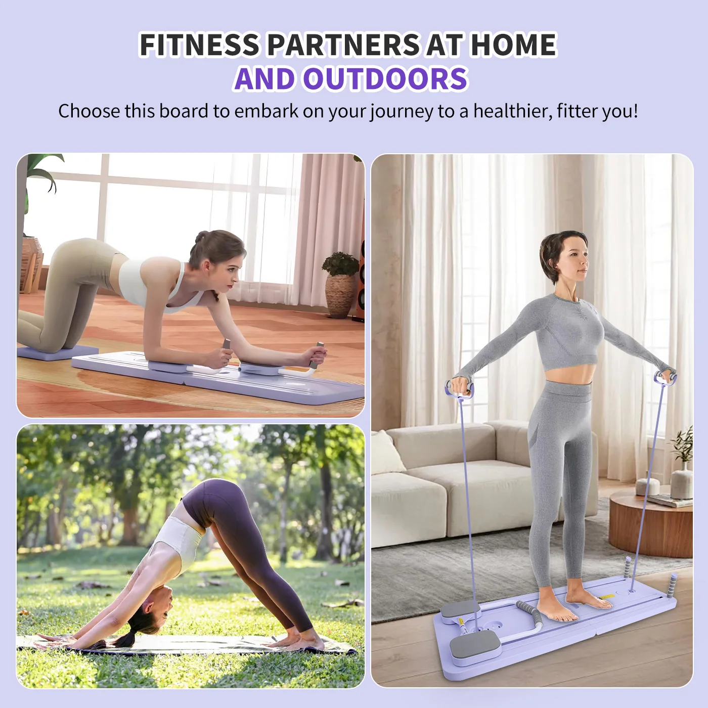 Ab Board Foldable Exercise Pilates Board Push Up Multi-Functional Fitness Equipment Workout Full-Body Core Training for Home Ab Board Foldable Exercise Pilates Board Push Up Multi-Functional Fitness Equipment Workout Full-Body Core Training for Home