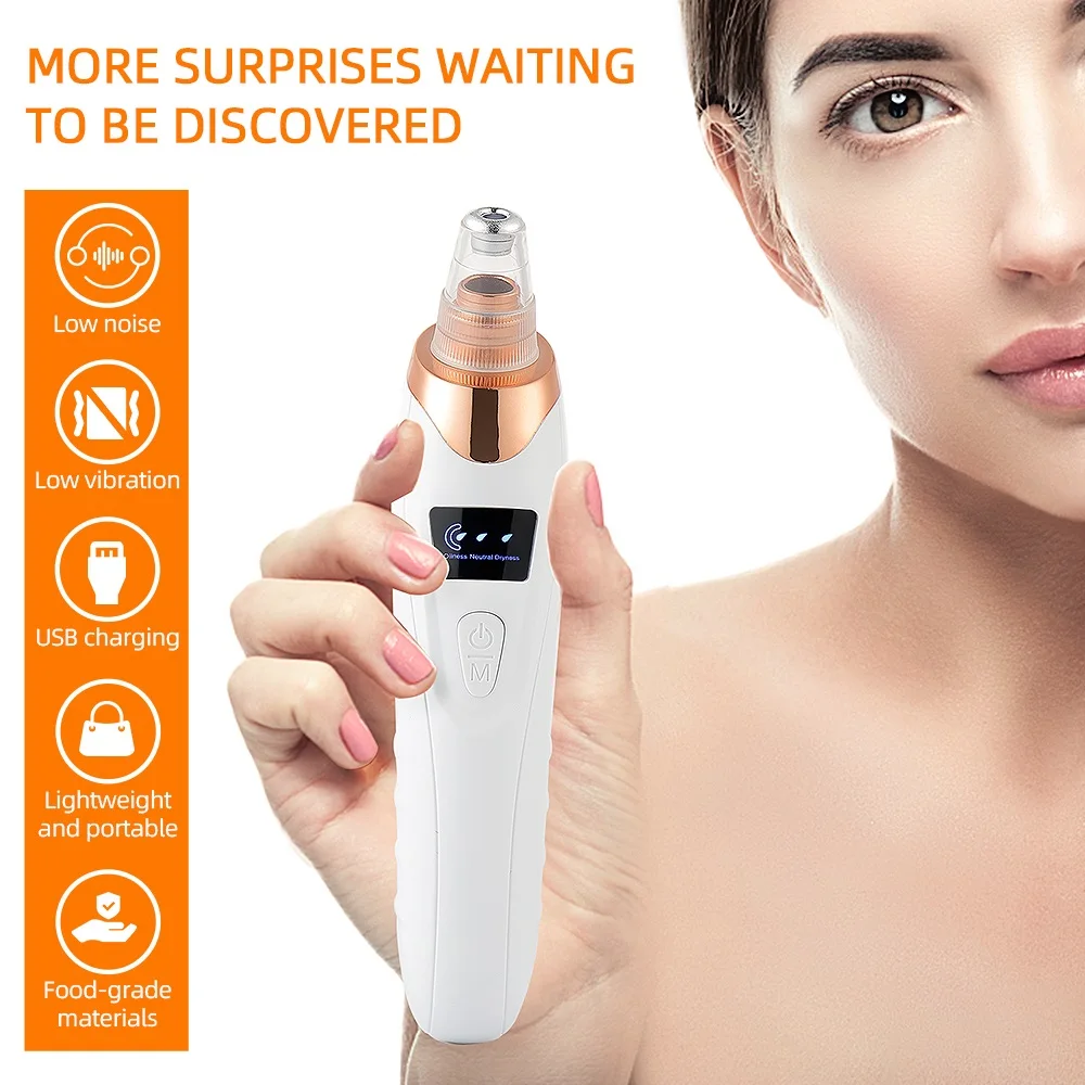 Vacuum Nose Blackhead Remover Face Cleansing Beauty Machine Facial Suction Cleaner Pimple Dead Skin Remover Extractor Skin Care Vacuum Nose Blackhead Remover Face Cleansing Beauty Machine Facial Suction Cleaner Pimple Dead Skin Remover Extractor Skin Care