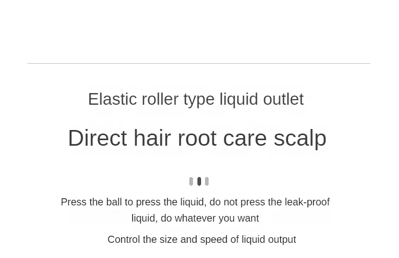 Scalp Applicator Liquid Comb for Hair Growth Serum Oil Nourish Mini Portable Hair Roots Massage Medicine Comb Hair Head Massager