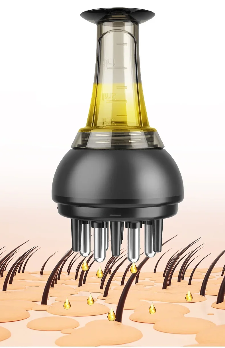 Scalp Applicator Liquid Comb for Hair Growth Serum Oil Nourish Mini Portable Hair Roots Massage Medicine Comb Hair Head Massager