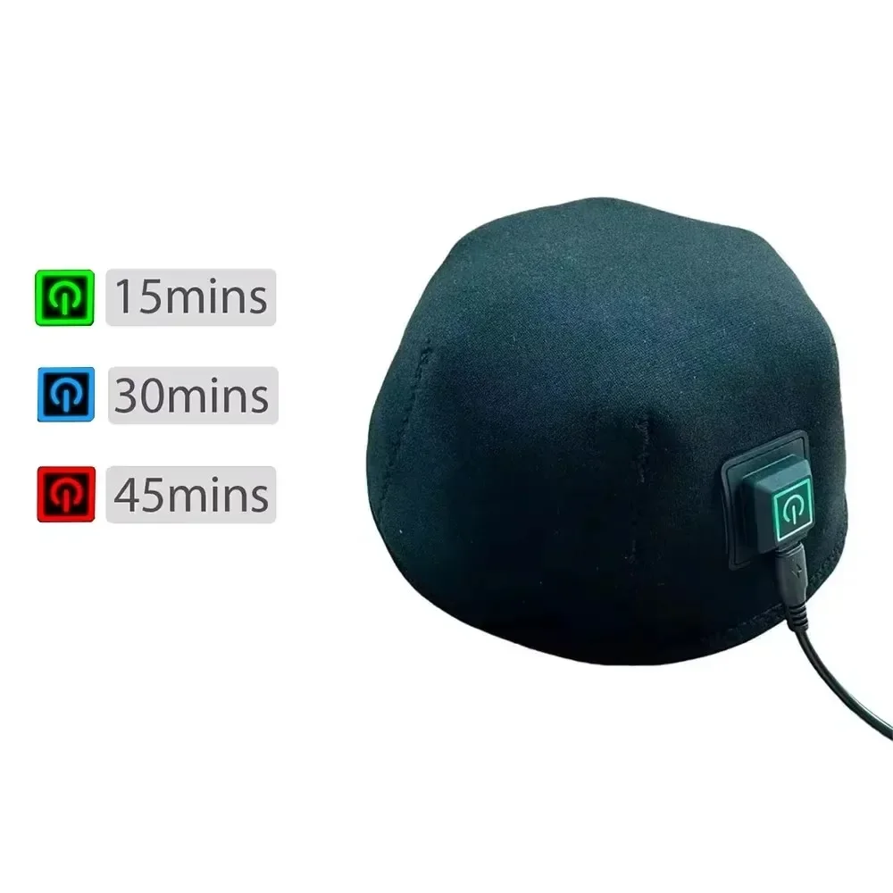 New 96Pcs Infrared LEDs 660nm&850nm Red Light Therapy Hair Growth Cap for Hair Regrowth Anti Hair Loss Relax Scalp Hair Care Hat