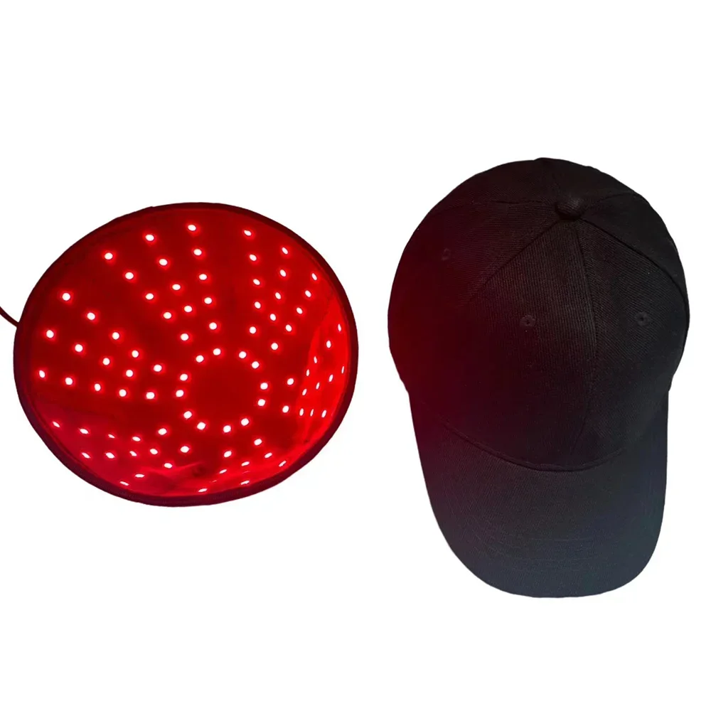 New 96Pcs Infrared LEDs 660nm&850nm Red Light Therapy Hair Growth Cap for Hair Regrowth Anti Hair Loss Relax Scalp Hair Care Hat