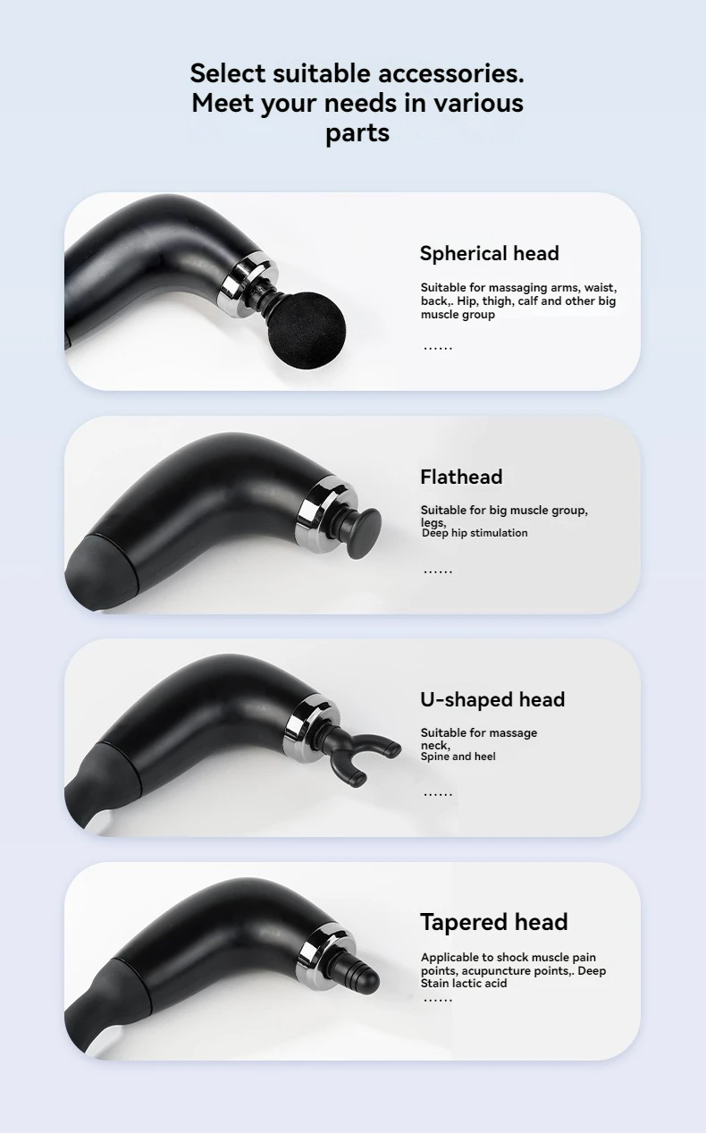 2025 New Smart Fascia Gun Electric Massager Massage Hammer Electric Fascia Gun Home Handheld Hammer Back Artifact Christmas Gift
